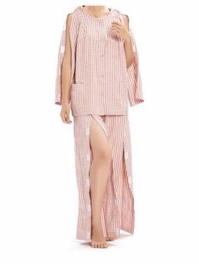 Women’s Adaptive Pajamas Easy Closures Bedridden Patient Size Large New